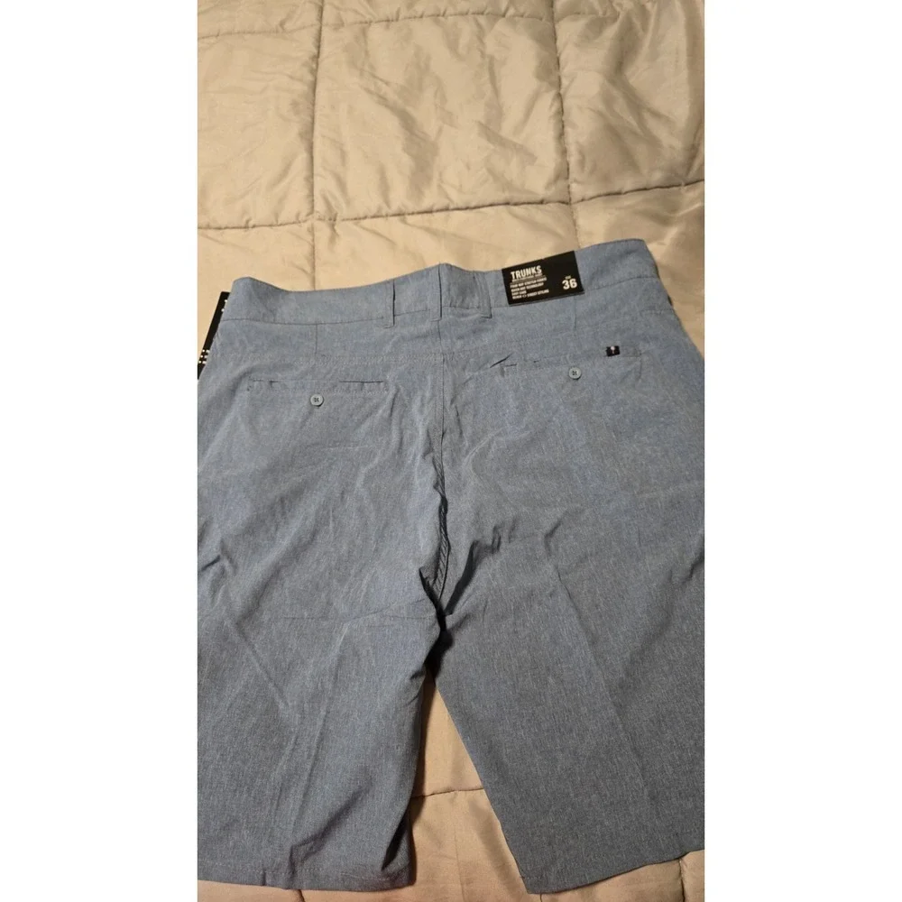 Mens TRUNKS Heather Blue Size 36